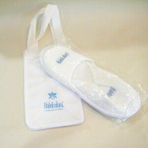 Halekulani Slipper and Bag Set Luxury Travel Hotel